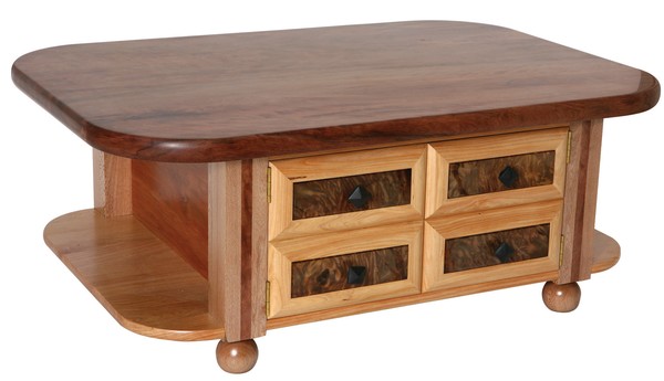Eden Simpson handcrafted a coffee table